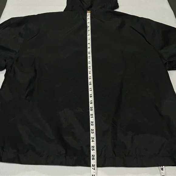 Vintage Disney Winnie the Pooh Adult Windbreaker Rain Jacket Sz M Hood Zip Y2k - Picture 13 of 15